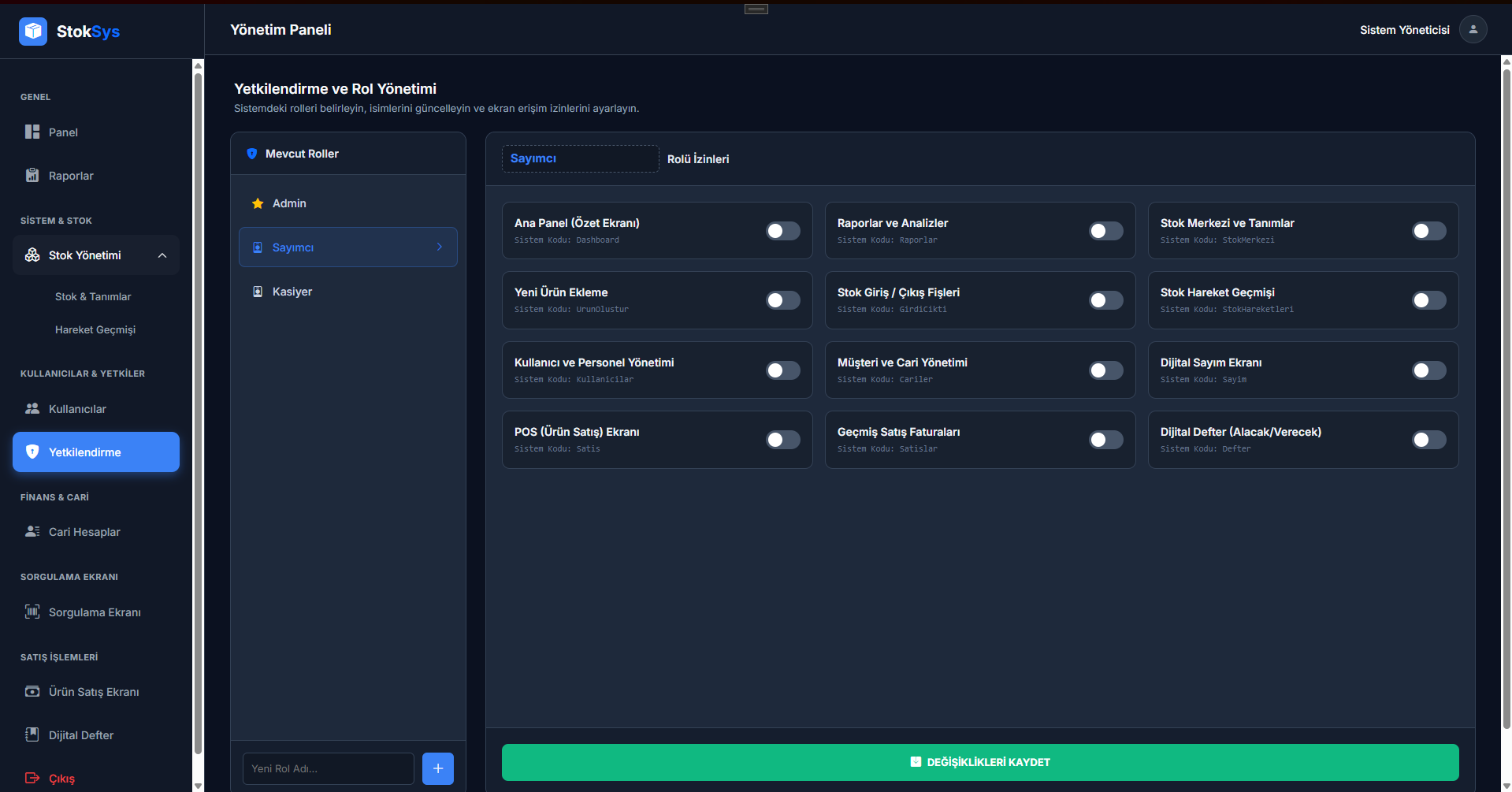 Yetkilendirme ve Güvenlik